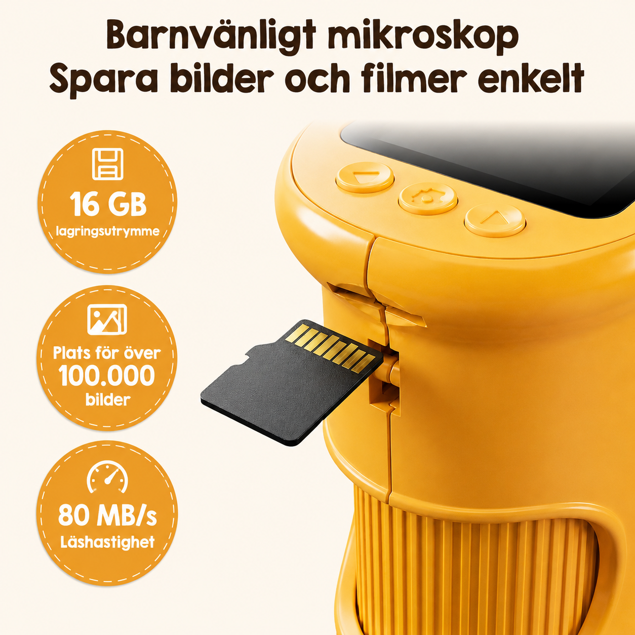 Kompatibelt Minneskort till MiniForskaren™ (16 GB)