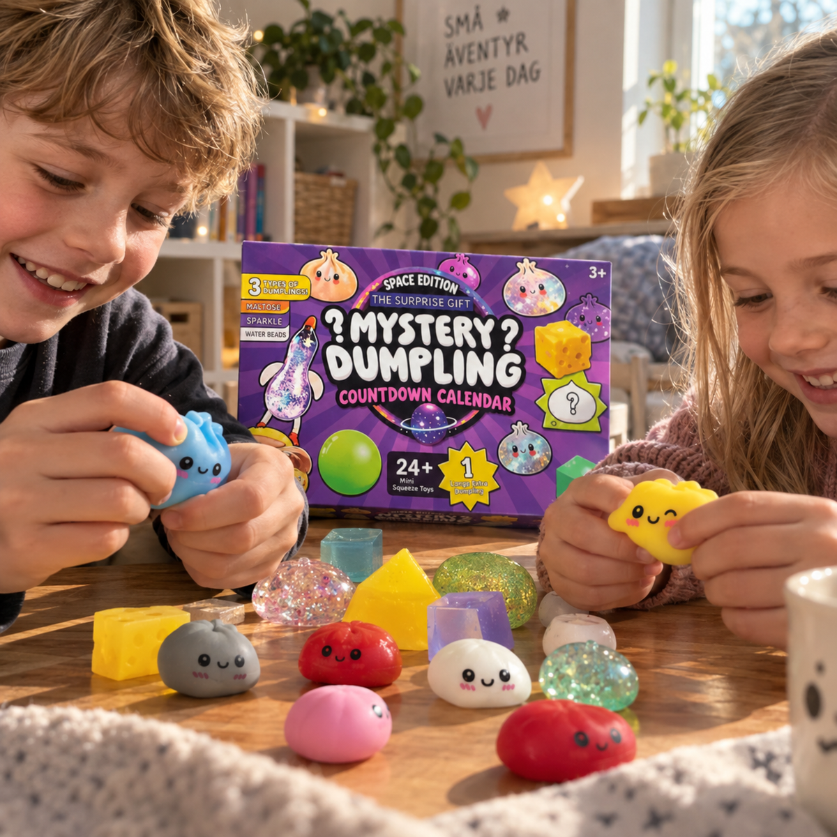 MysterySquish – 24 gulliga överraskningar att klämma på
